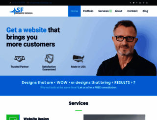 sfwebsitedesign.net screenshot