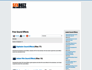 sfxbuzz.com screenshot
