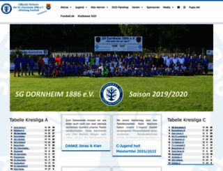 sg-dornheim-fussball.de screenshot