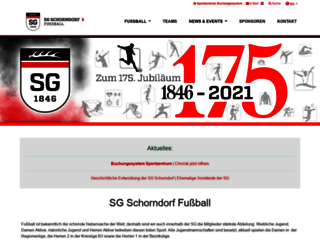 sg-schorndorf-fussball.de screenshot
