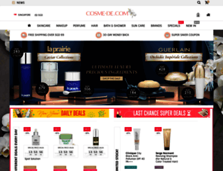 sg.cosme-de.com screenshot