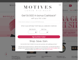 sg.motivescosmetics.com screenshot