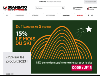 sgambato-ski-shop.fr screenshot