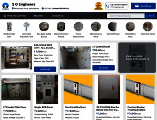 sgengineersindia.com screenshot