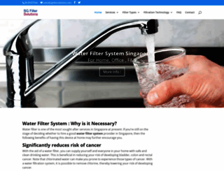 sgfiltersolutions.com screenshot