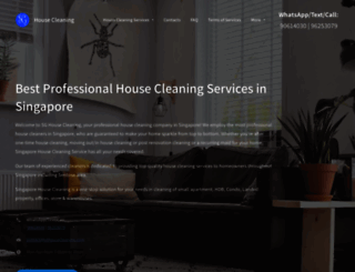 sghousecleaning.com screenshot