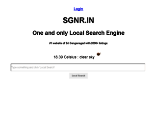 sgnr.in screenshot