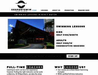 sgsportswim.com screenshot