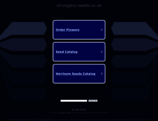 sh-organic-seeds.co.uk screenshot