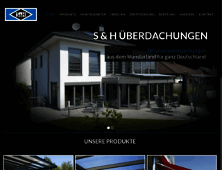 sh-ueberdachungen.de screenshot