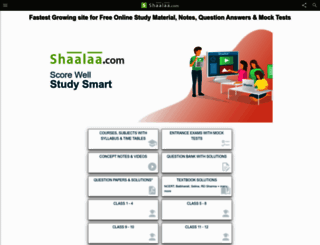 shaalaa.com screenshot