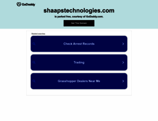 shaapstechnologies.com screenshot