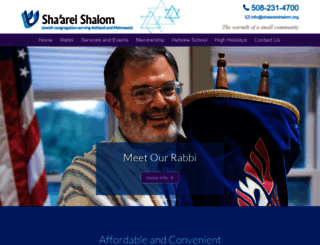 shaareishalom.org screenshot