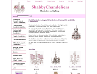 shabbychandeliers.com screenshot