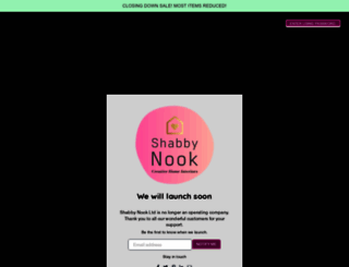 shabbynook.co.uk screenshot