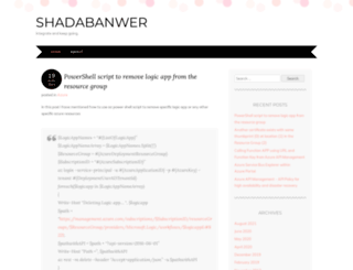 shadabanwer.wordpress.com screenshot