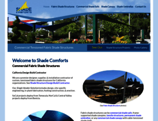 shadecomforts.com screenshot