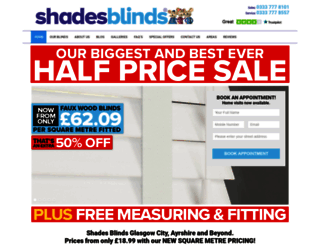 shades-blinds.co.uk screenshot