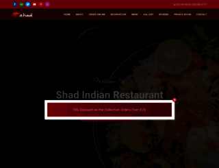 shadindian.com screenshot
