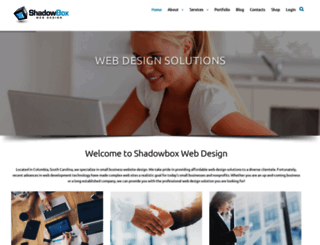 shadowboxwebdesign.com screenshot