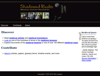 shadowedrealm.com screenshot
