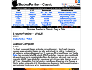 shadowpanther.net screenshot