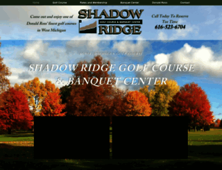 shadowridgegolf.net screenshot