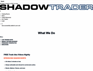 shadowtrader.net screenshot