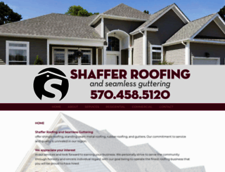 shafferroofing.com screenshot