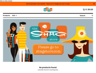 shagstore.bigcartel.com screenshot