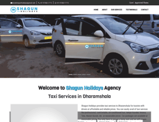 shagunholidays.in screenshot