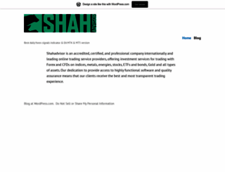shahadvisor.wordpress.com screenshot