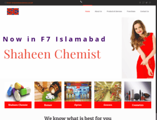 shaheenchemist.com.pk screenshot
