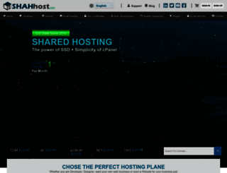 shahhost.com screenshot