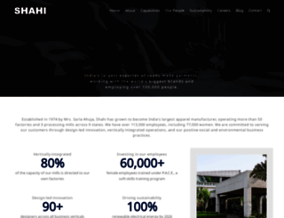 shahi.co.in screenshot