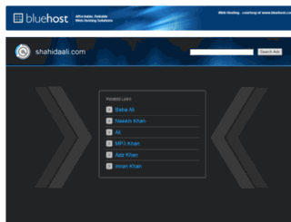shahidaali.com screenshot