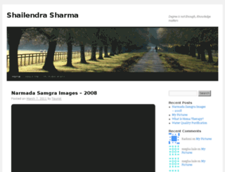 shailendrasharma.wordpress.com screenshot
