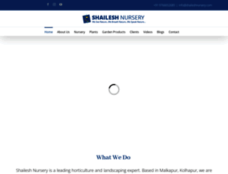 shaileshnursery.com screenshot