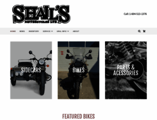 shailsmotorcycles.com screenshot