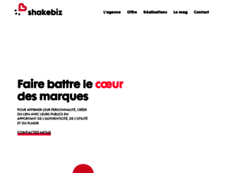 shakebiz.fr screenshot