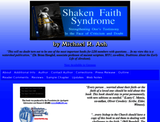 shakenfaithsyndrome.com screenshot