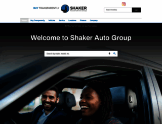 shakerautogroup.com screenshot