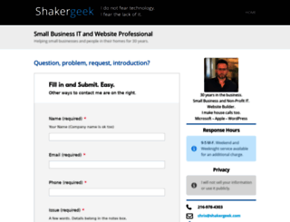 shakergeek.com screenshot