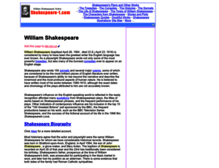 shakespeare-1.com screenshot