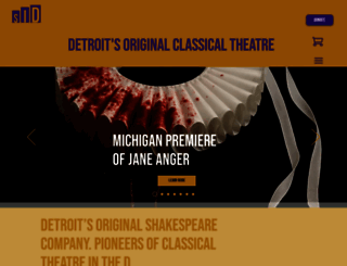 shakespeareindetroit.com screenshot