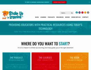 shakeuplearning.com screenshot