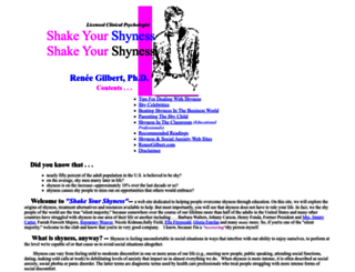 shakeyourshyness.com screenshot