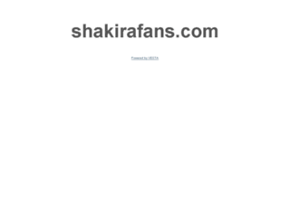 shakirafans.com screenshot