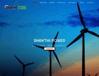 shakthipower.com screenshot