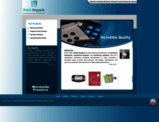 shaktikeypads.com screenshot